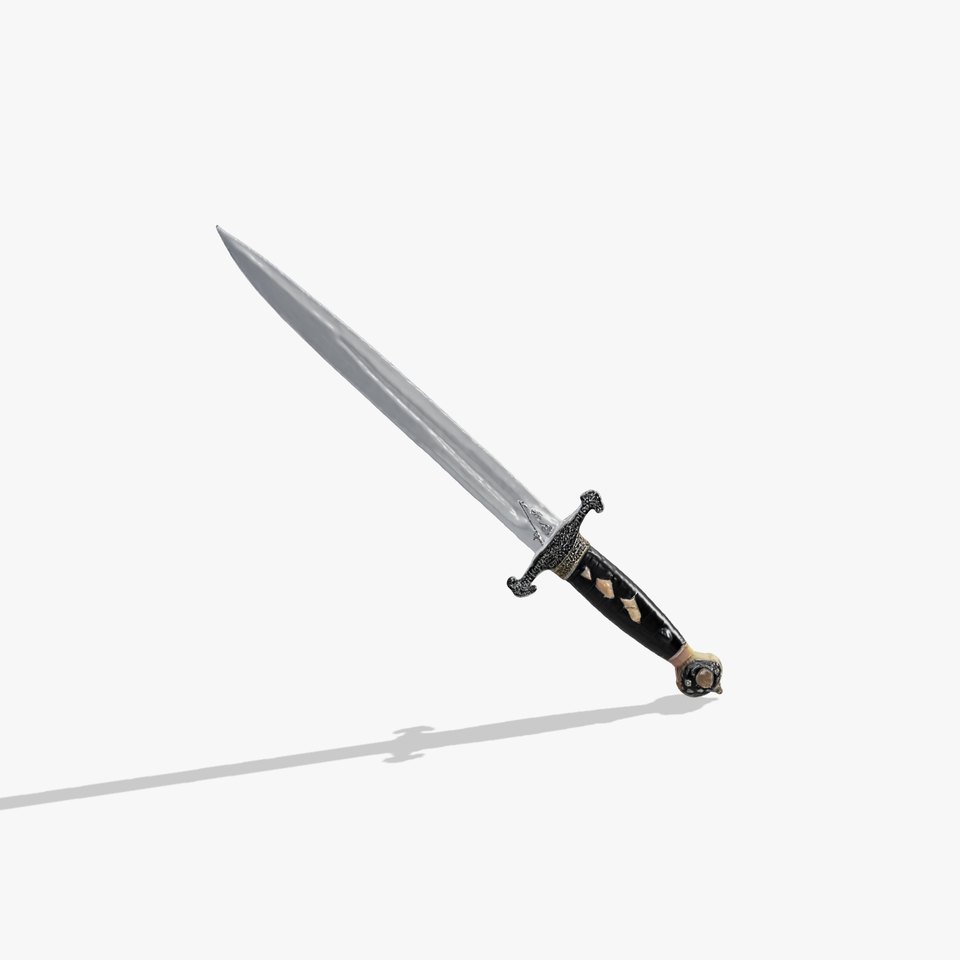 Medieval Black Sword model pack
